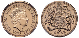 MS69 DPL | Elizabeth II 2022 gold Sovereign Platinum Jubilee