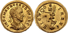 Roman Empire Carus AV Aureus 283 AD (ND)