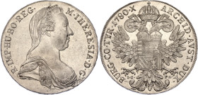 Austria 1 Taler 1780 IC FA Old Restrike