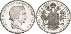 Austria 1/2 Taler 1846 A
