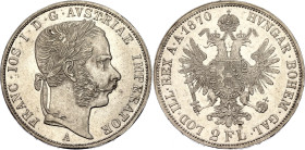Austria 2 Florin 1870 A