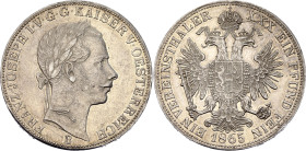 Austria 1 Vereinsthaler 1865 B