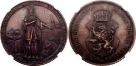 Austria Bronze Medal "Coronation of Maria Anna as Queen of Bohemia, Prague" 1836 MDCCCXXXVI NGC AU58