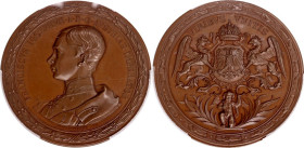 Austria Bronze Medal "Viribus Unitis - Franz Joseph I" 1848 - 1916 (ND) PCGS SP65