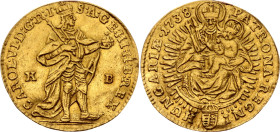 Hungary Dukat 1738 KB