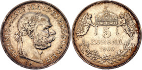 Hungary 5 Korona 1900 KB