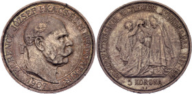 Hungary 5 Korona 1907 KB
