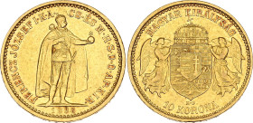 Hungary 10 Korona 1896 KB