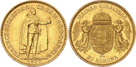 Hungary 20 Korona 1900 KB