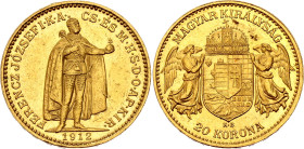 Hungary 20 Korona 1912 KB
