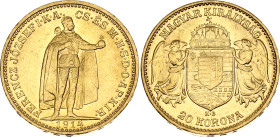 Hungary 20 Korona 1914 KB