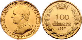 Andorra 100 Diners 1987