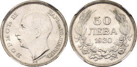 Bulgaria 50 Leva 1930 BP NGC MS63