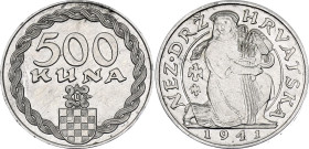 Croatia 500 Kuna 1941 Pattern