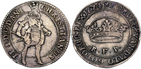 Denmark 1 "Dicke" Krone 1624