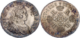 France 1 Ecu 1725 H