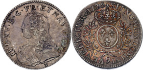 France 1 Ecu 1726 9