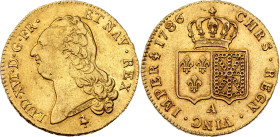 France 2 Louis d'Or 1786 A