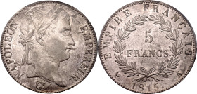France 5 Francs 1815 A PCGS MS62