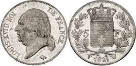 France 5 Francs 1821 W