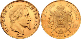 France 100 Francs 1868 A PCGS AU58