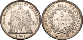 France 5 Francs 1870 A PCGS MS64