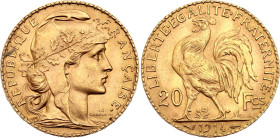 France 20 Francs 1914