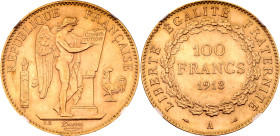 France 100 Francs 1913 A NGC MS63+