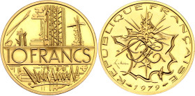 France 10 Francs 1979 Piedfort