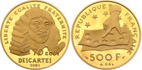 France 500 Francs - 70 Ecus 1991