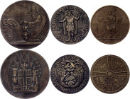 Iceland 2 - 5 - 10 Kronur 1930 Tokens