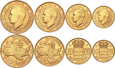 Monaco Gold Essai Coin Set 1950