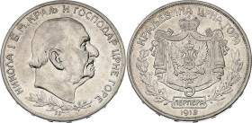 Montenegro 5 Perpera 1912