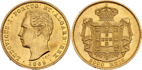 Portugal 5000 Reis 1869