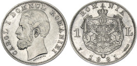 Romania 1 Leu 1881 V