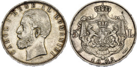 Romania 5 Lei 1883 B