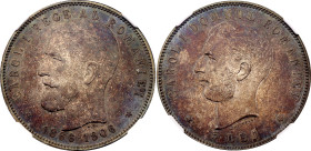Romania 5 Lei 1906 NGC MS64