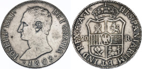 Spain 20 Reales 1808 AI
