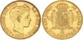 Spain 100 Pesetas 1897 (*1897) SGV