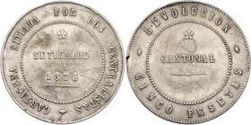 Spain 5 Pesetas 1873