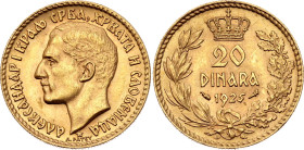 Yugoslavia 20 Dinara 1925