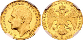 Yugoslavia Dukat 1934 k NGC AU58