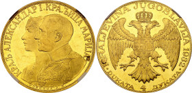 Yugoslavia 4 Dukat 1932 k NGC MS63 PL Top Pop