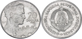 Yugoslavia 20 Dinara 1953 Pattern