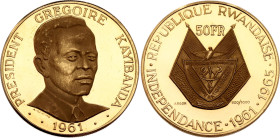 Rwanda 50 Francs 1965