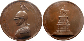 Russia Bronze Medal "Opening of the Nicholas I Monument in St. Petersburg" 1859 R2 PCGS SP62