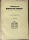 AA.VV. Revue Suisse de Numismatique Band XXXIII, Bern 1947. Brossura ed. pp. 67, ill. in b/n, tavv. IV in b/n. Contents:Nummus und As : ein Beitrag zu...