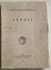 AA.VV. Annali 12-14. Istituto Italiano di Numismatica. Roma 1965-1967. Brossura ed. pp. 309, tav. XXVII in b/n. Sommario: Orlandini P. Gela- Depositi ...
