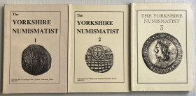 AA.VV. The Yorkshire Numismatico Lotto di 3 Volumi: No. 1 1988 – No. 2 1992 – No. 3 1997. Ottimo stato.