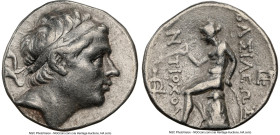 SELEUCID KINGDOM. Antiochus III the Great (222-187 BC). AR tetradrachm (27mm, 1h). NGC VF. Seleucia on the Tigris, Series 2, winter of 211/210 BC and ...